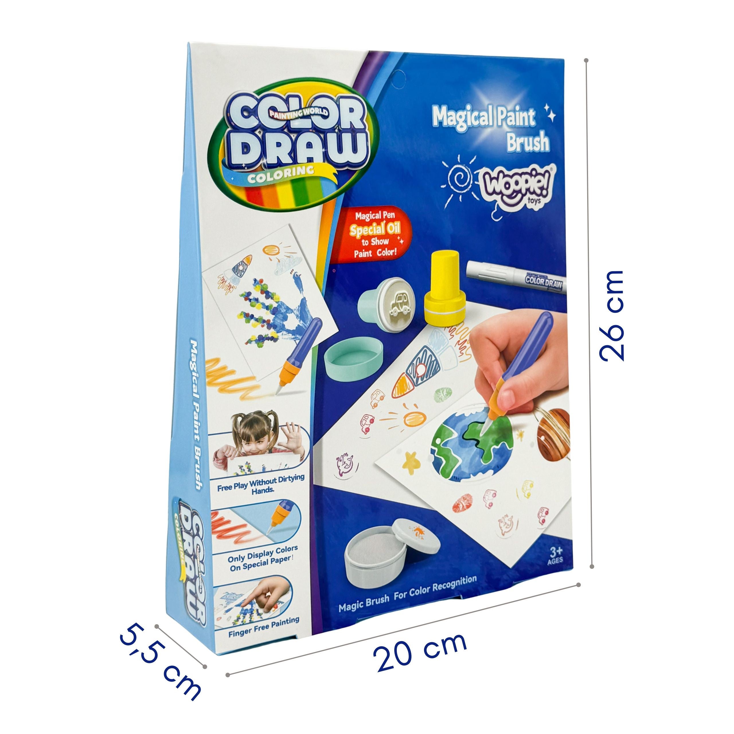 Woopie Magic Brush Creative Set For Drawing Stamps Kids 3+