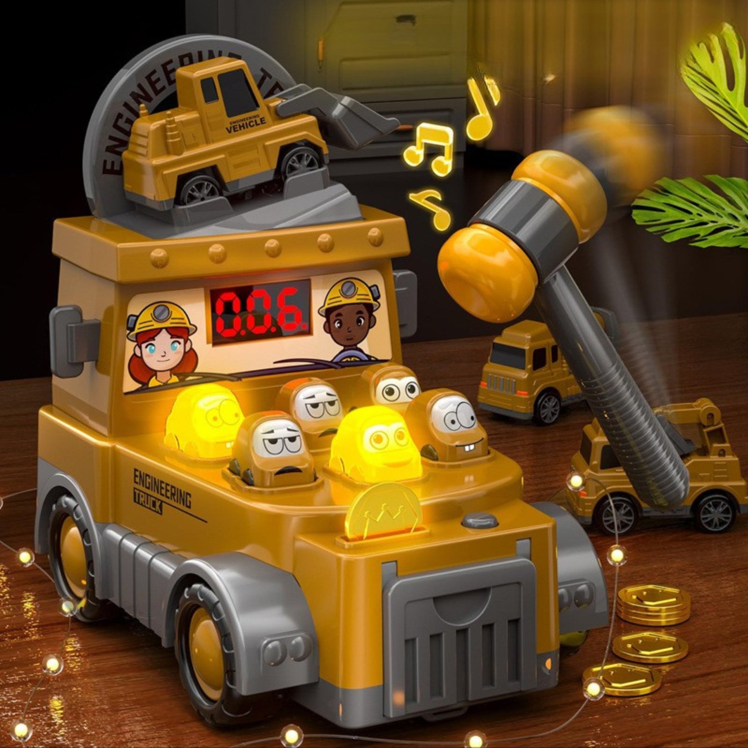 Woopie Hammering Skill Game Chantier de construction avec accessoires