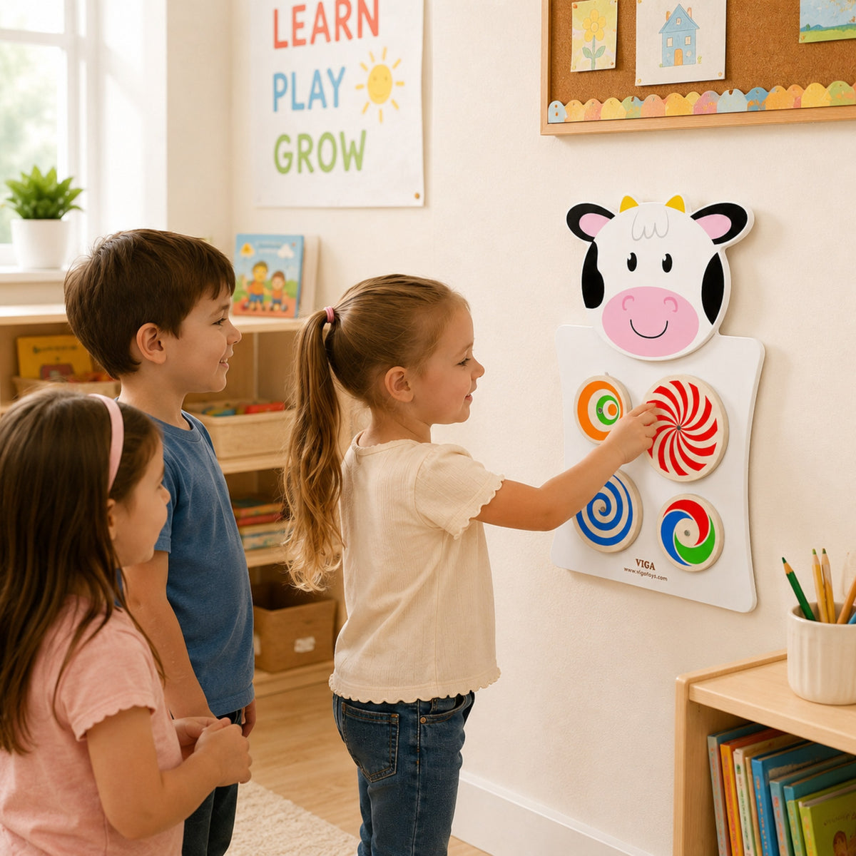Bord Ionramhála Adhmaid Viga Teastas Fsc Montessori na mBó