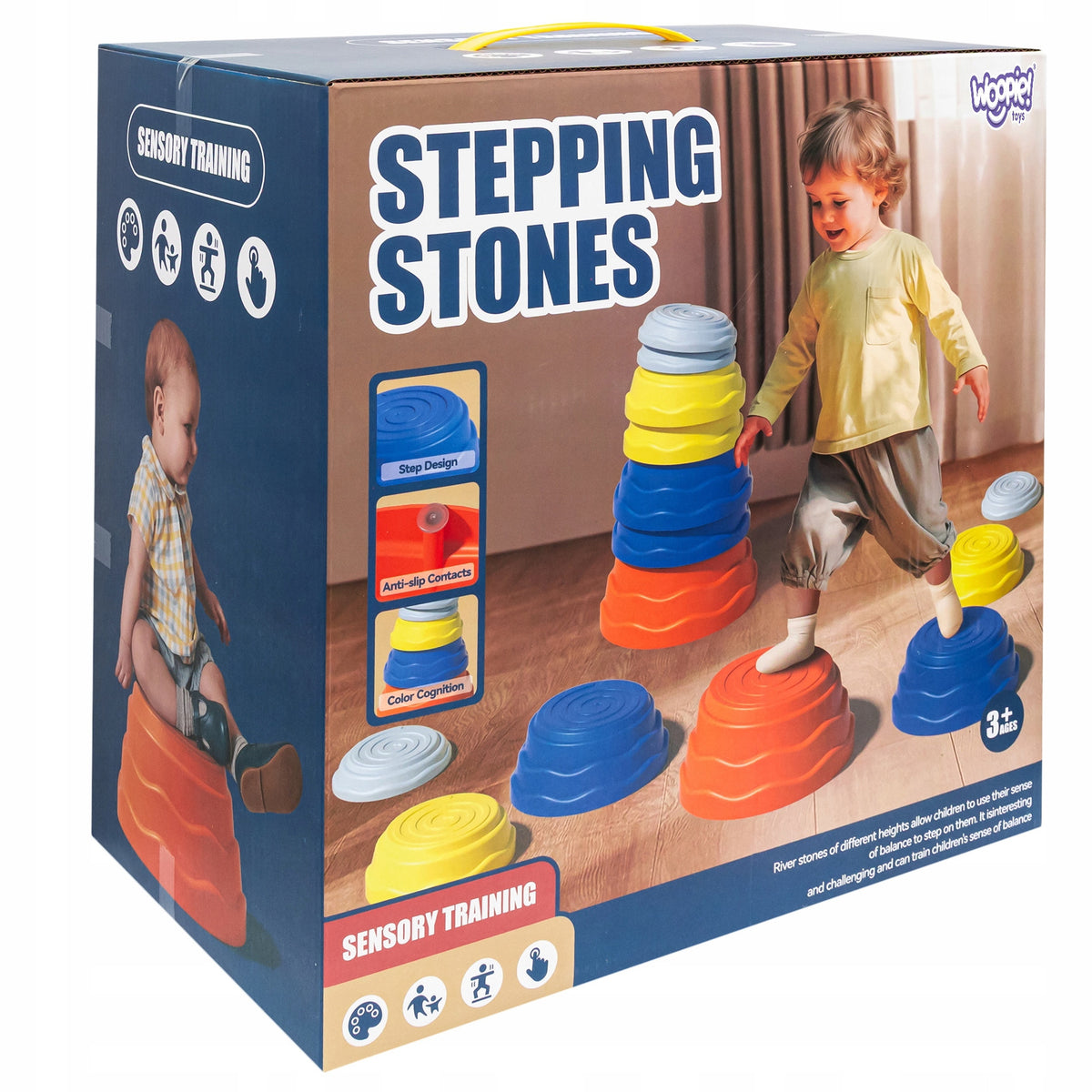 Woopie Balance Stones Sansebalancetræning 5 Stk