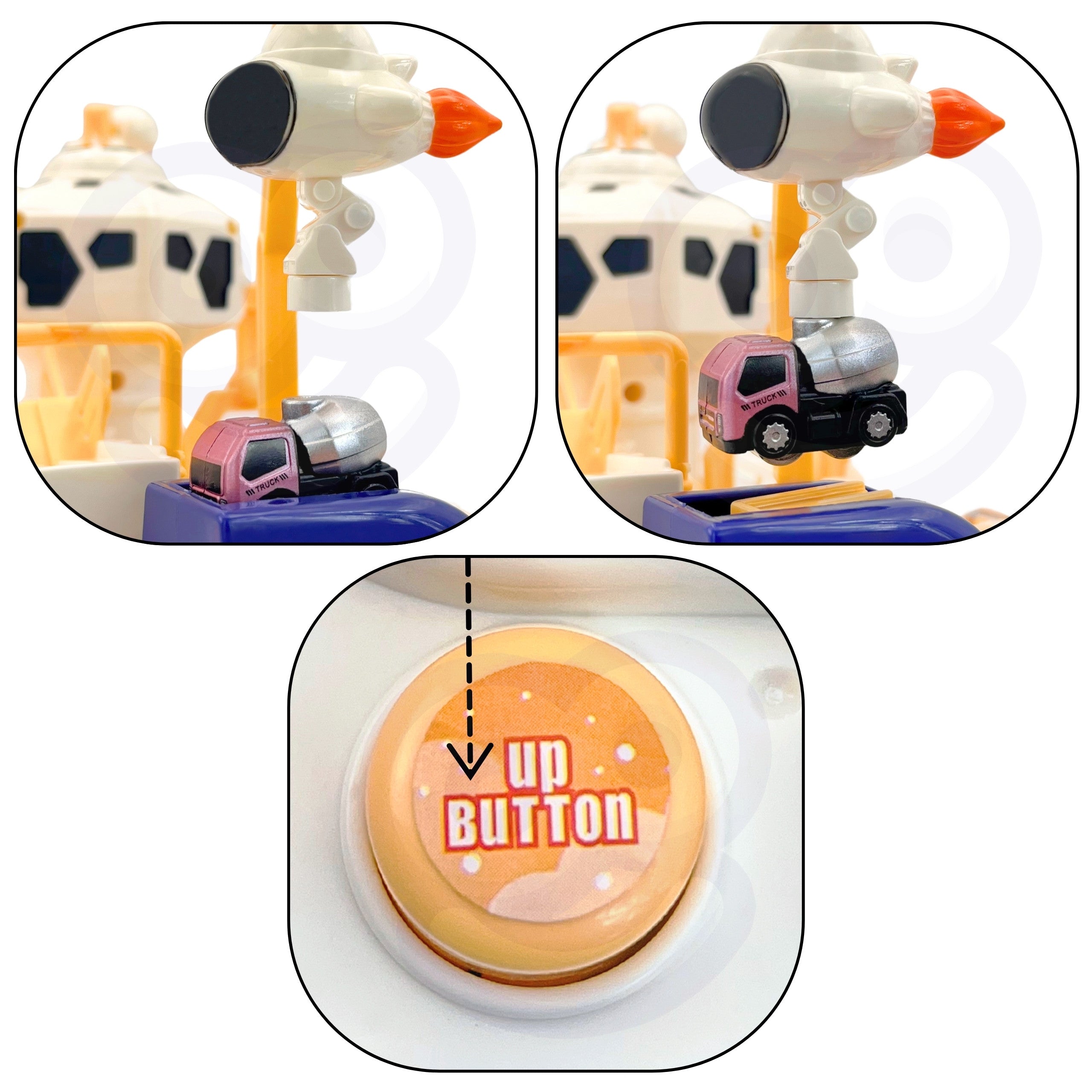 Woopie Interactive Car Obstacle Course Aventure spatiale de l'astronaute