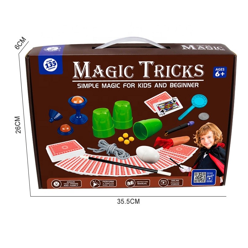 Woopie Little Magician's Set Cards Illusion 135 Tricks