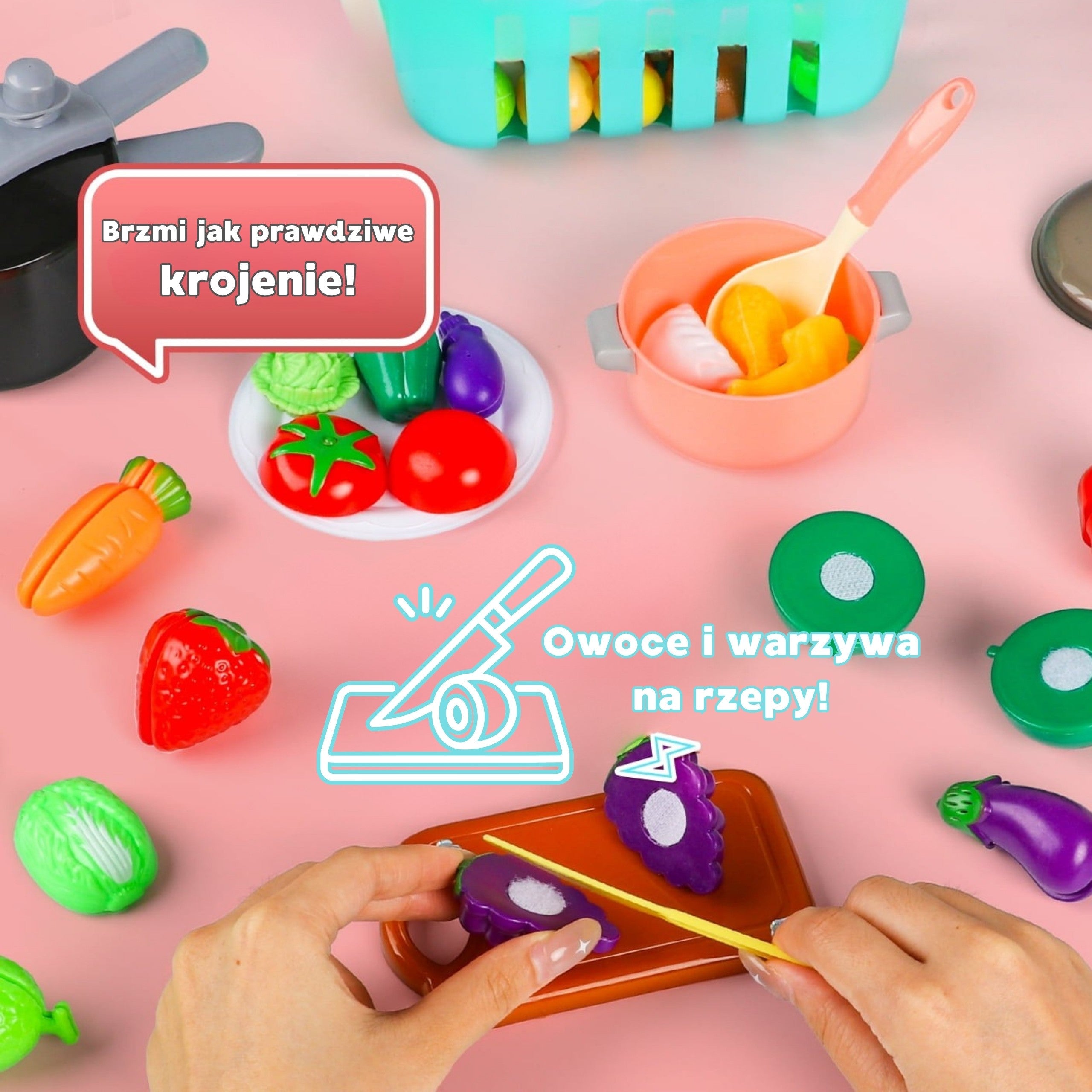 Комплект кухненски аксесоари Woopie Играчка за готвене 108 бр