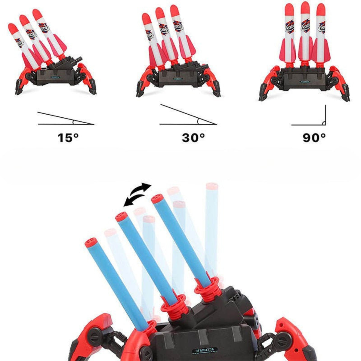 Woopie Foam Rocket Launcher 6 Stk.