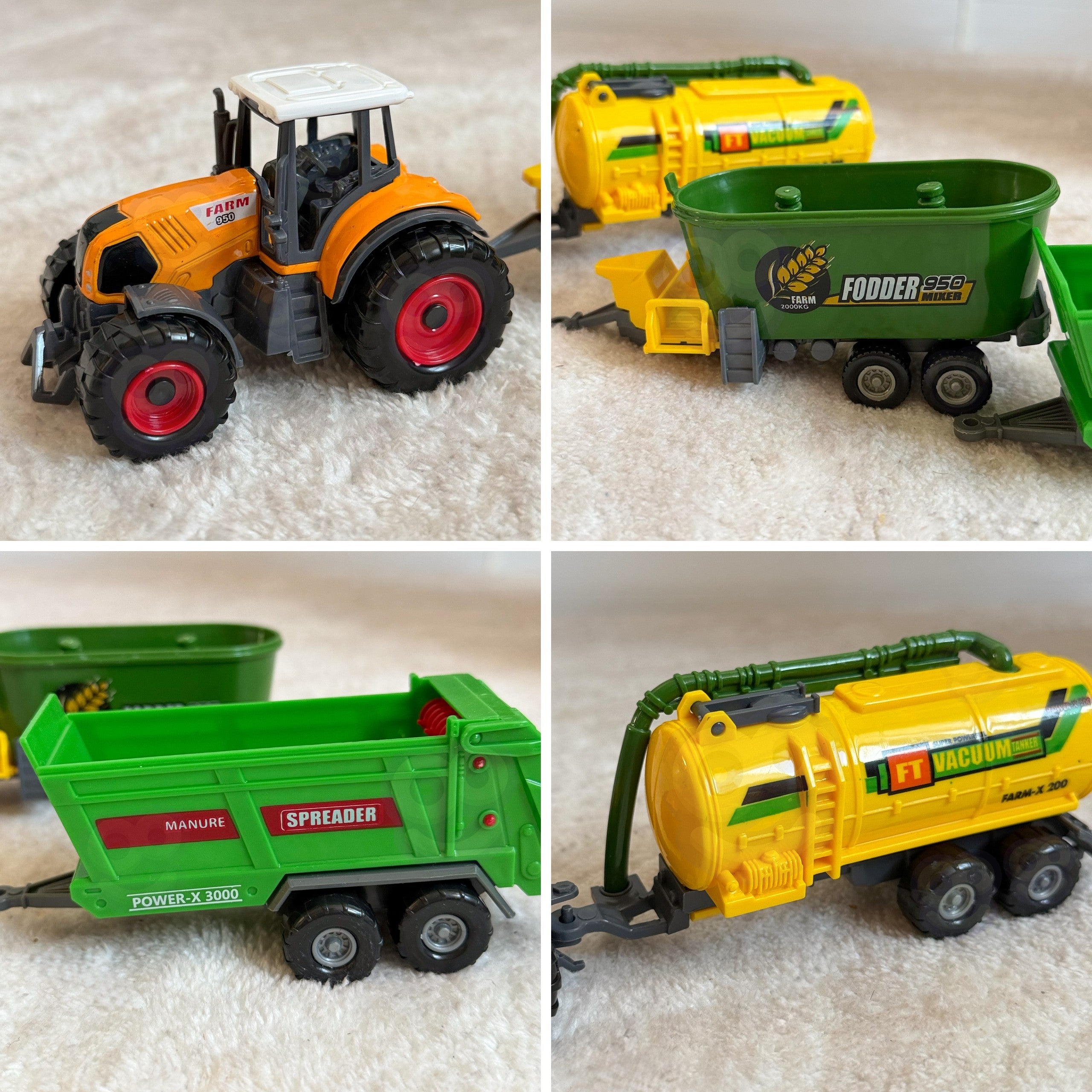 Woopie Mini Farmer Set trattori con rimorchio