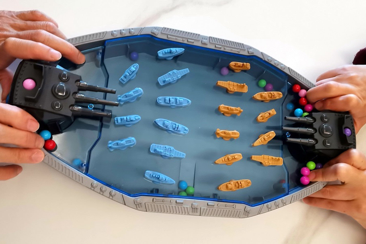 Woopie Arcade Game Naval Battle 3d Ships Ball Launcher
