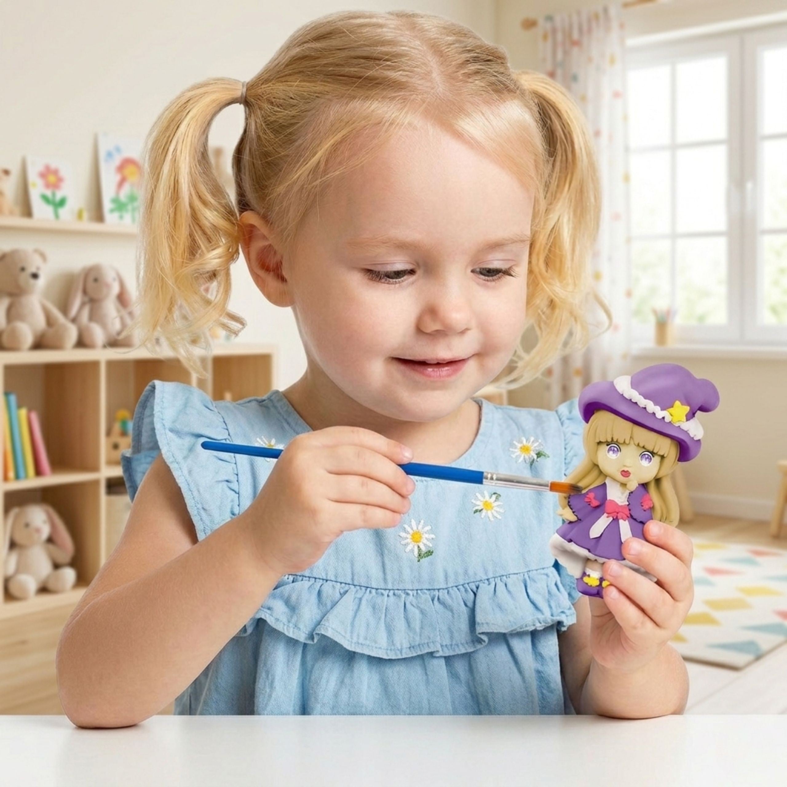 Woopie Diy Paint Creativity Kit - Make Plaster Castings And Paint Dolls