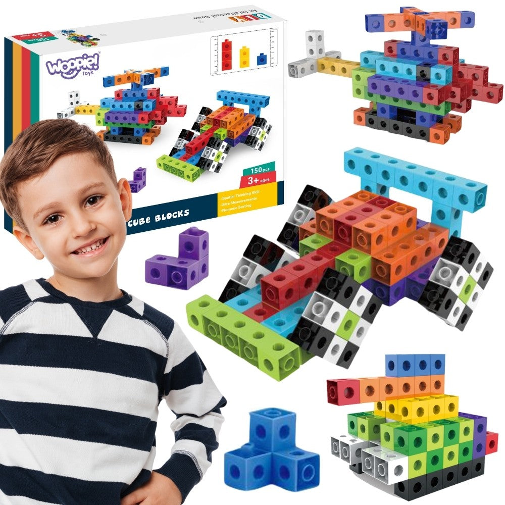Woopie 3d строителни блокове кубчета 150 бр.
