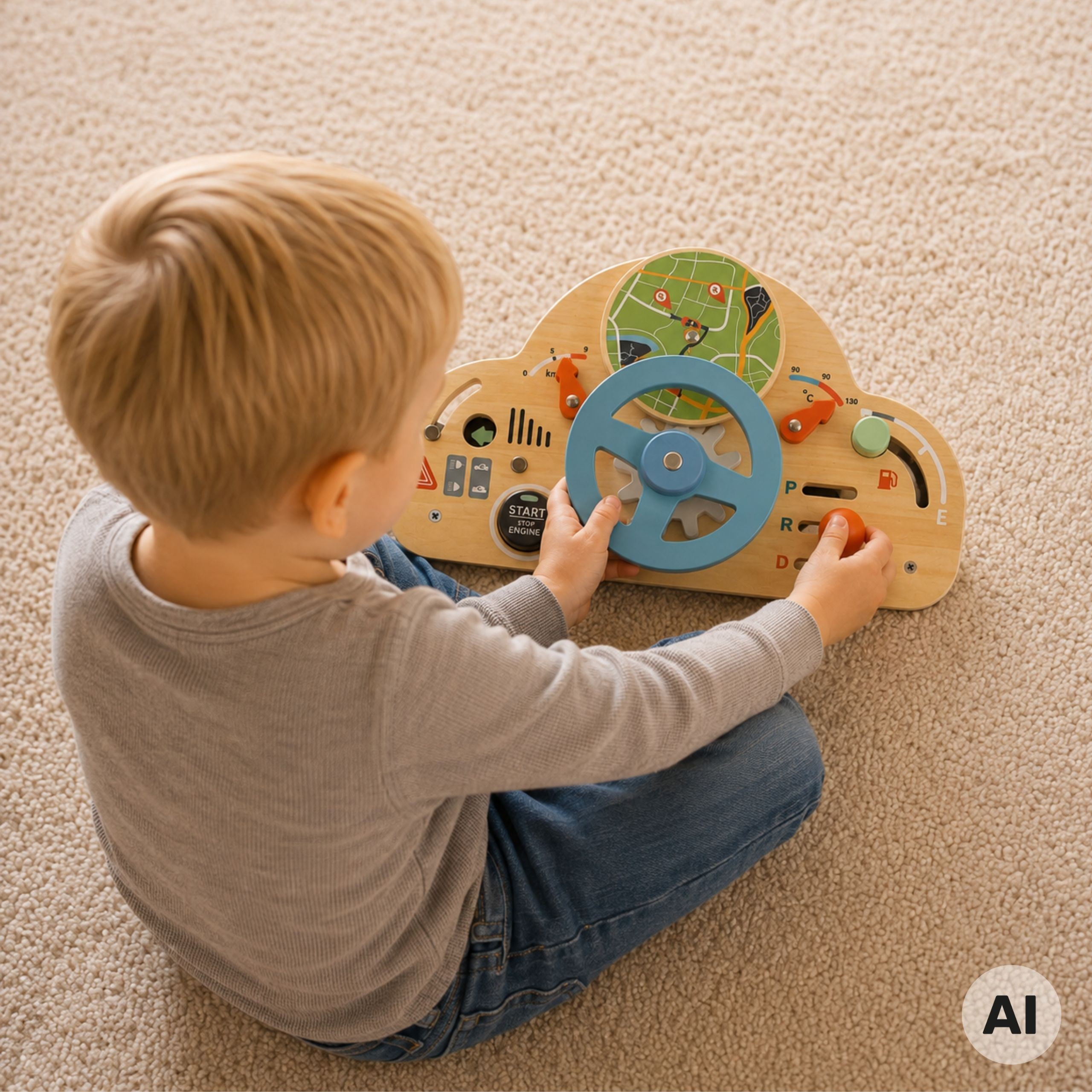 Volante educativo in legno Tooky Toy 3+