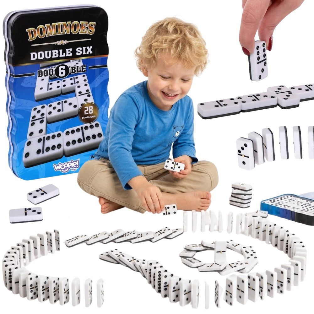 Класическа пъзел игра Woopie Domino с 28 зара