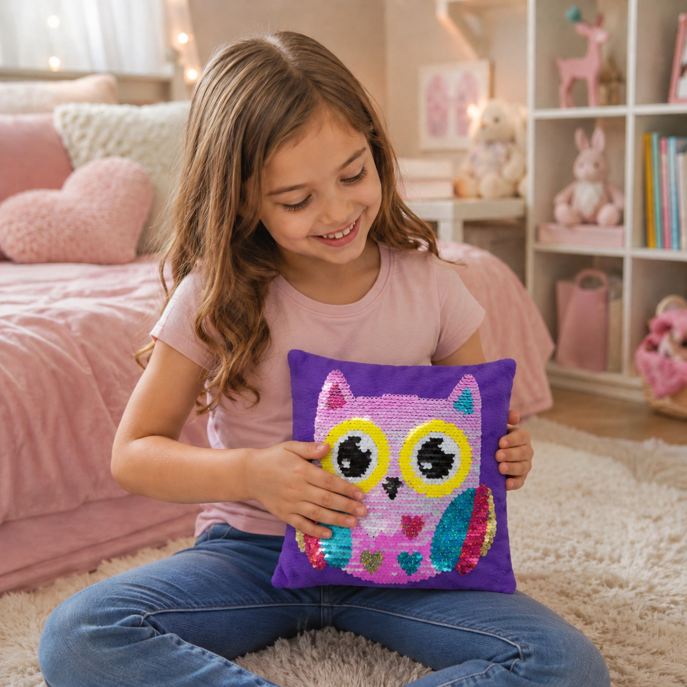 Woopie Art&fun Творчески комплект Възглавница за декорация на бухал