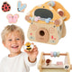 Viga Træsvampe Activity Sorter Labyrint Spejl 18m+