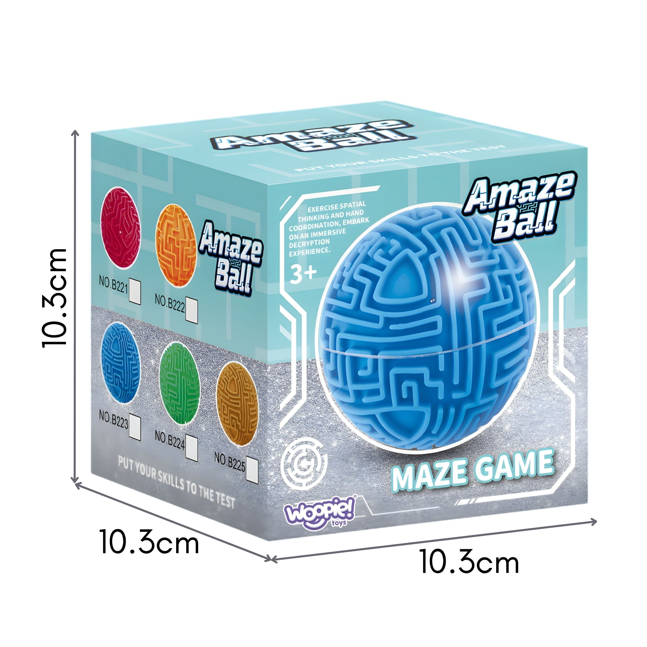 Woopie Green Ball 3d Maze Arcade Game Amaze Ball