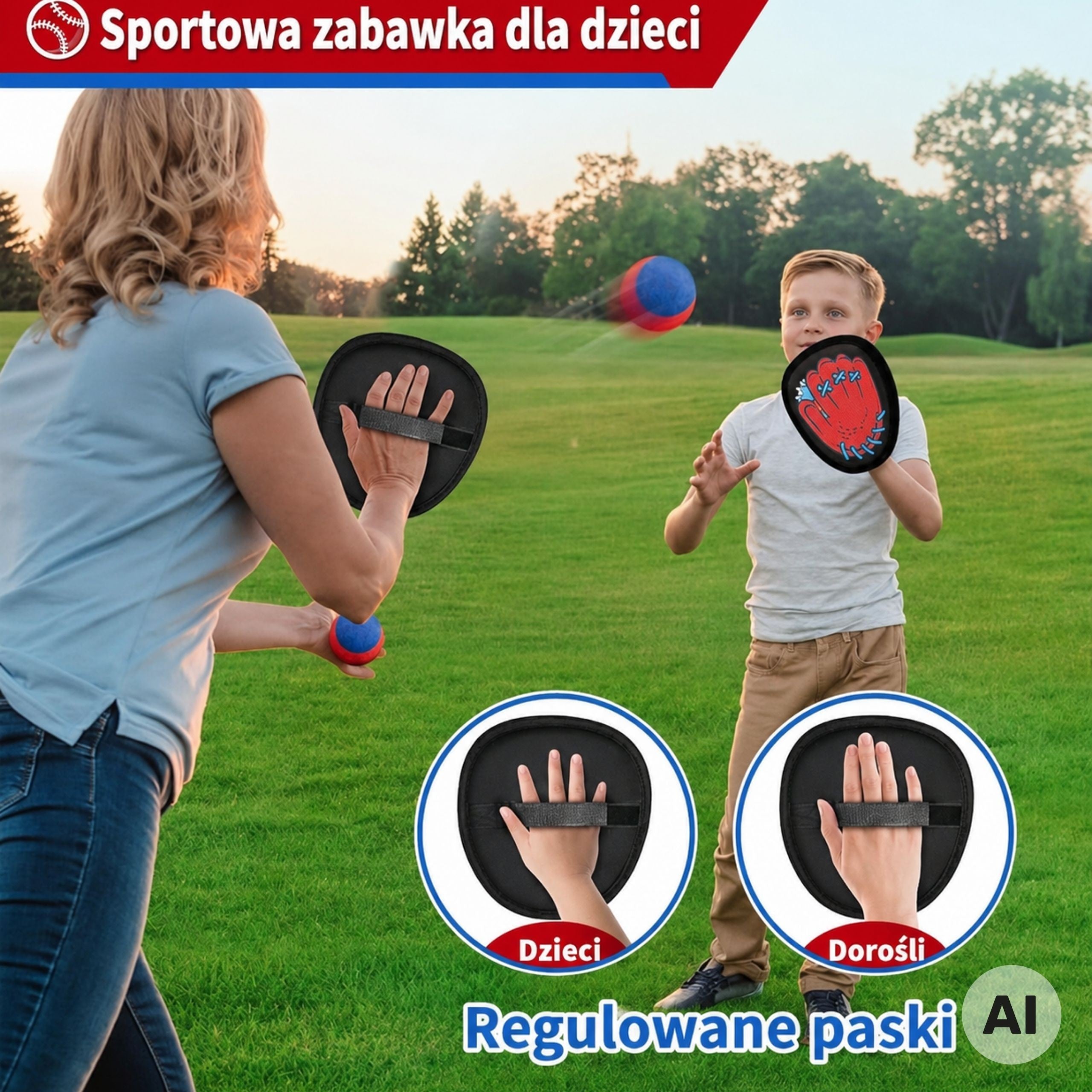 Zručnostná hra Woopie Chyť loptičku Pádlo pre deti Lapač loptičiek 5 ks.