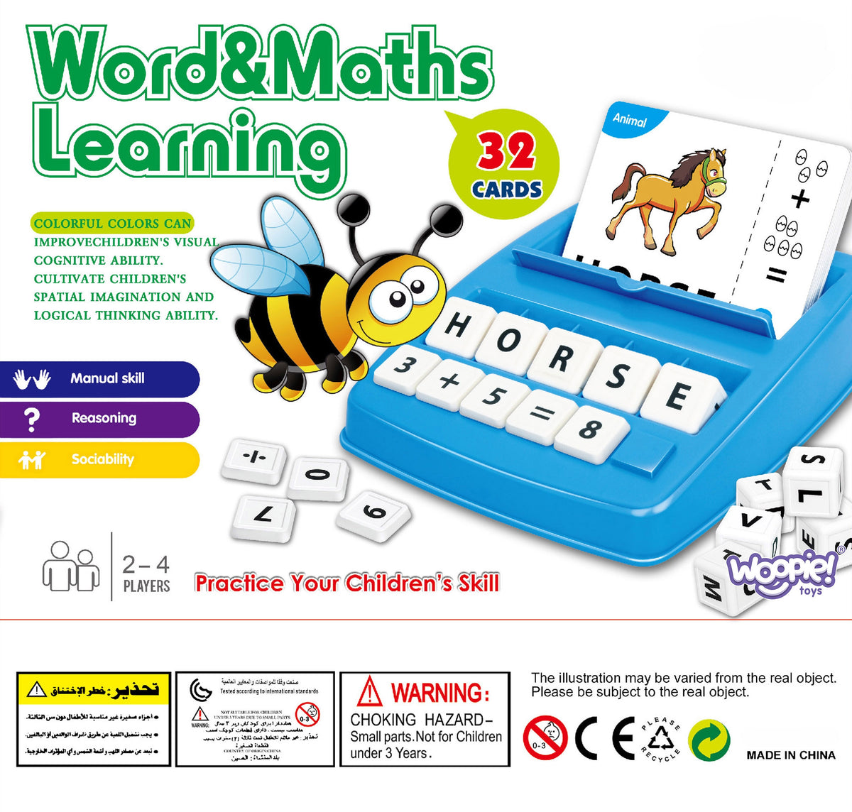 Woopie-Lernspiel zum Erlernen von Englisch und Mathematik