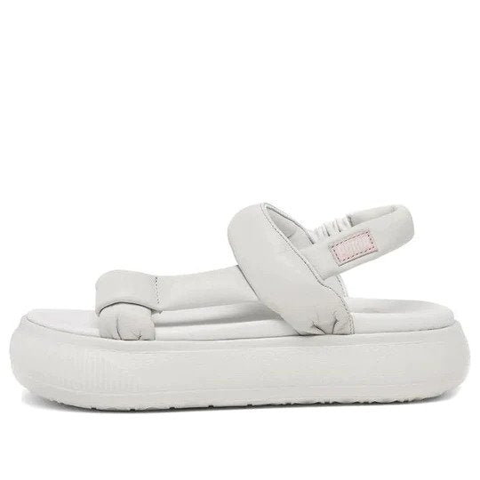 Puma Mayu Summer Cloud Nimbus sandalen natuurlijk leer