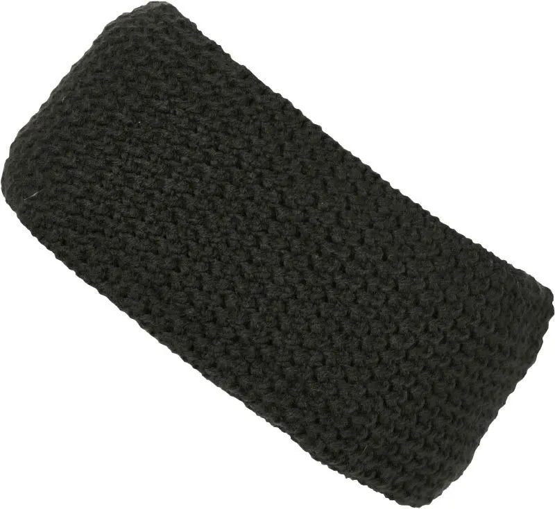 Winter-Stirnband Jn Fein gehäkeltes Stirnband Schwarz