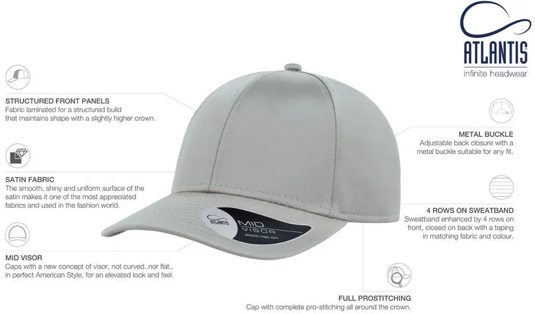 Atlantis Meme Cap Grigio Grey