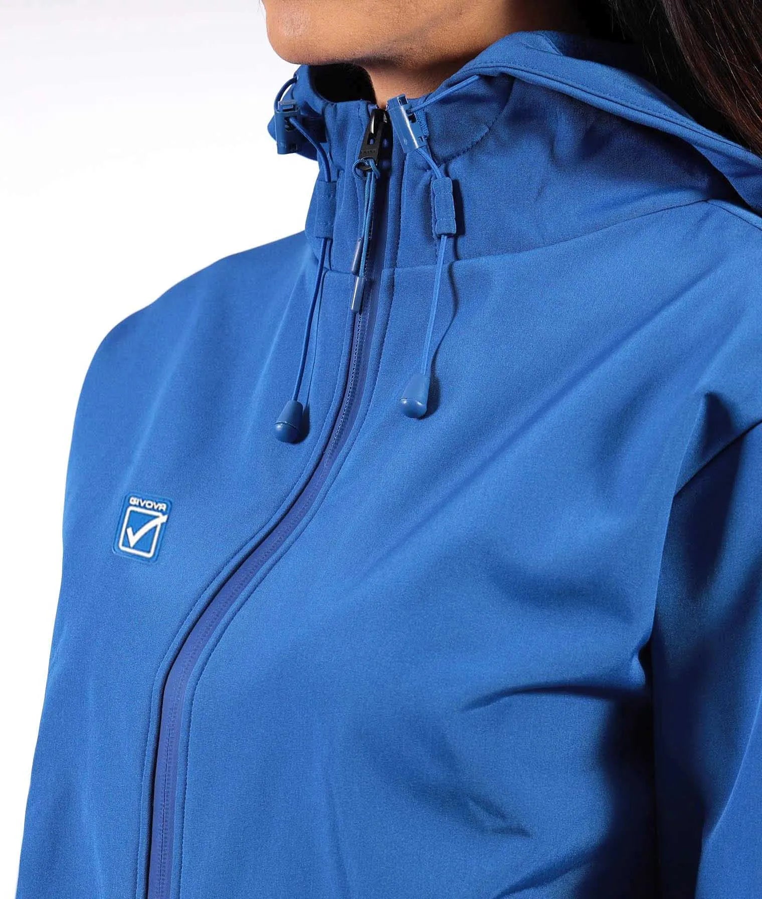 Chaqueta Softshell unisex Givova Jacket azul real