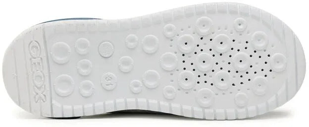 Børnesko Geox Jr Sneaker Hvid/petrol Hvid