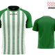 Спортна тениска Givova Rugby Green-white Green