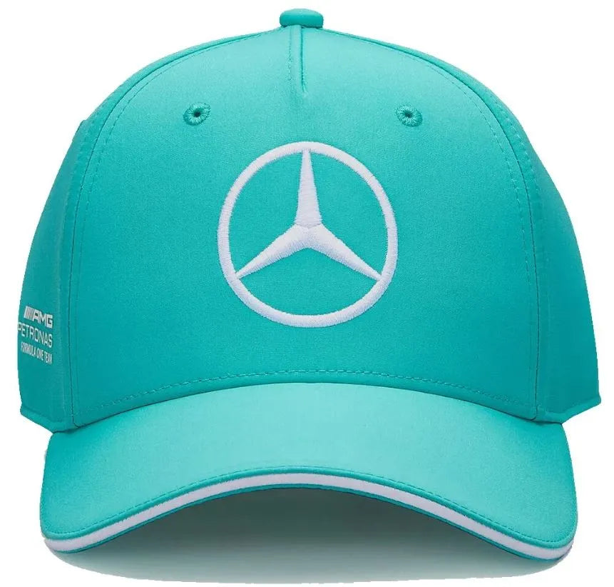 Mercedes Unisex Map F1 Team baseballkasket Blågrøn turkis