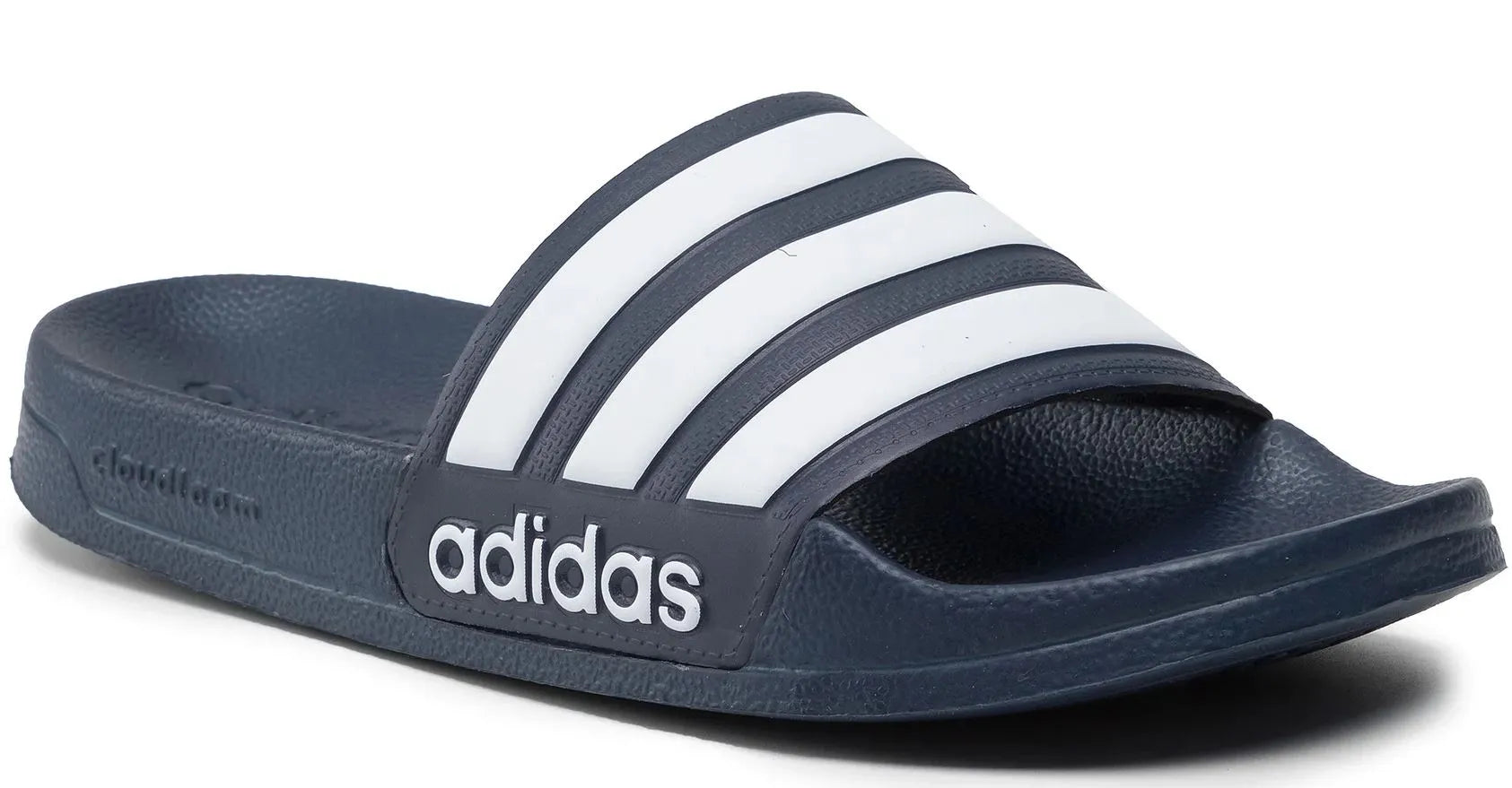 Kapcie adidas unisex adiletten shower core czarno-niebieskie 40.5