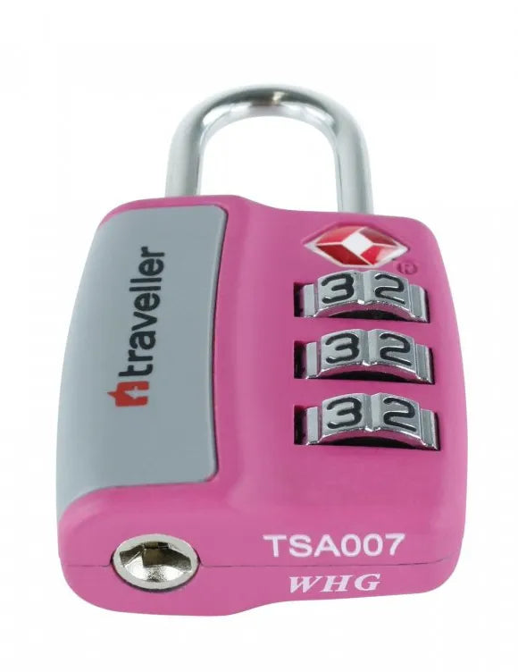 Travel Lock Traveller Tsa Lock Pink