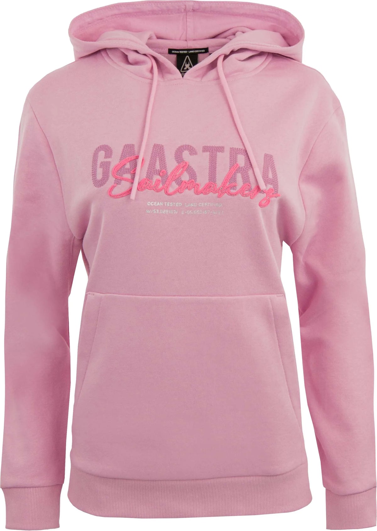 Hoodie feminino Gaastra Antartique rosa pastel lavanda