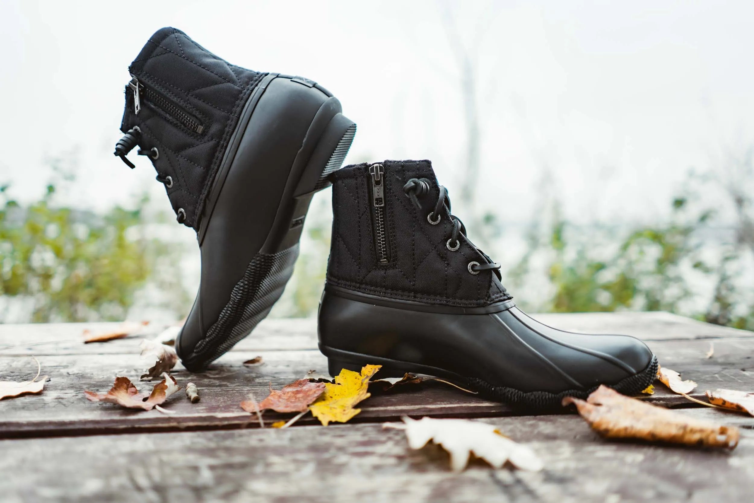 Bottes d'hiver Sperry Wms Saltwater noires pour femmes