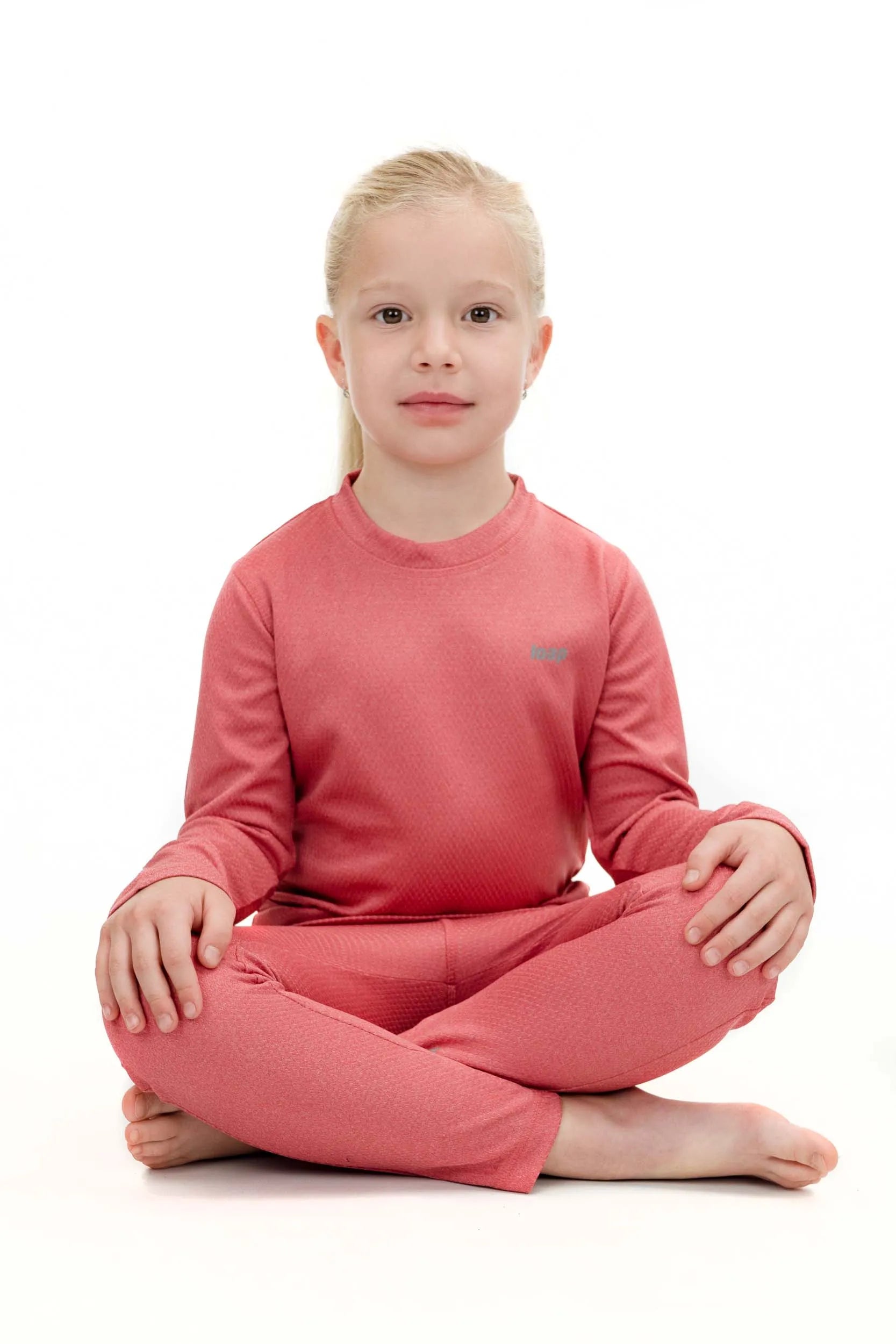 Dětské termokalhoty Loap Pilco Pink