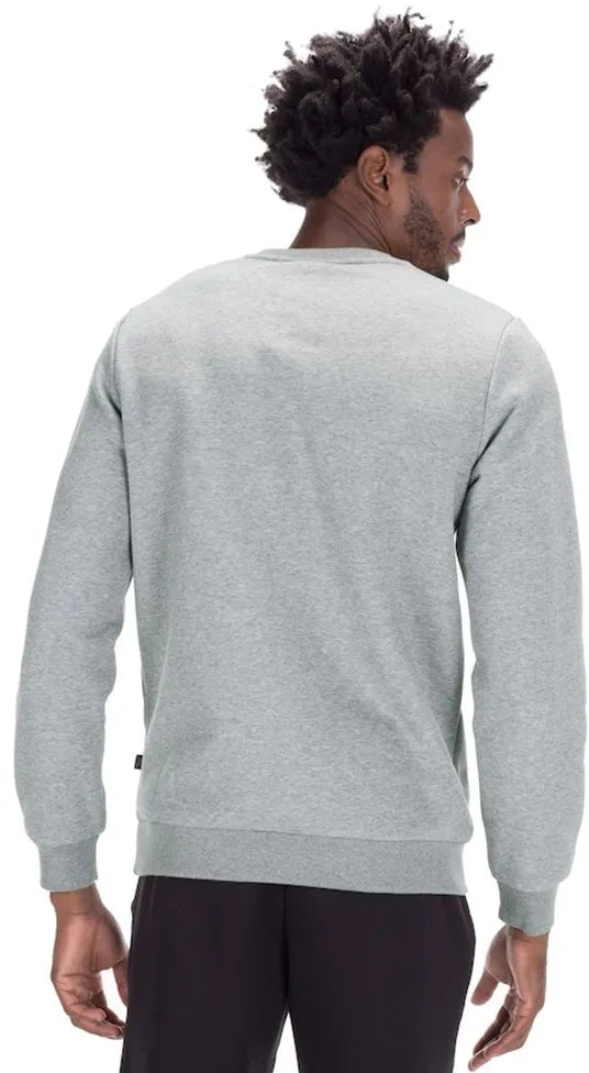 Puma Sweat-shirt Essential Big Logo Crew pour homme Gris Gris