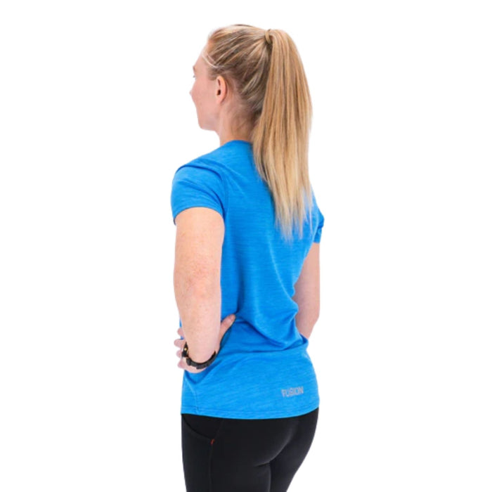 Camisa de corrida feminina Fusion