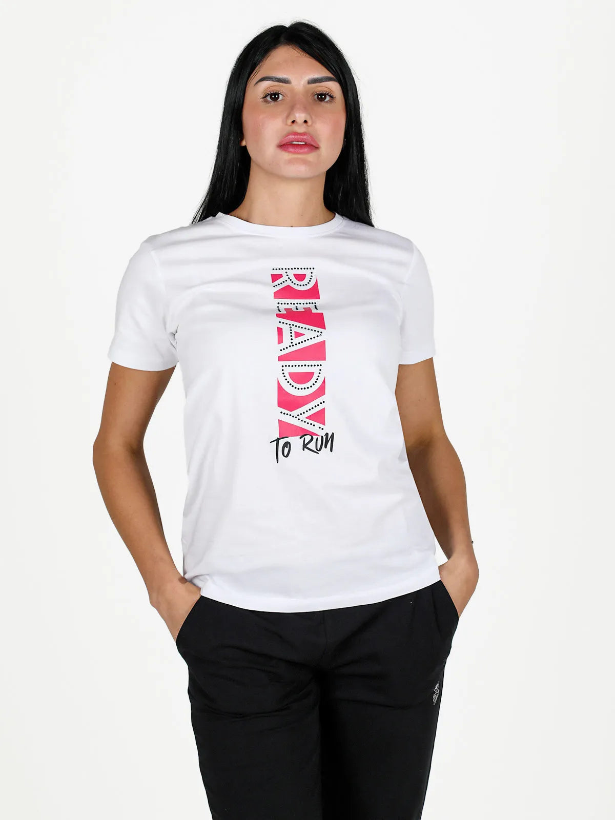 Damen-T-Shirt Athl. Dpt Amore Weiß Weiß