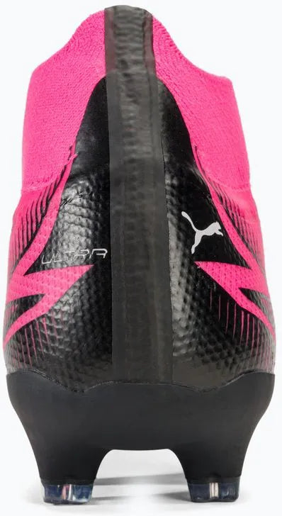 Męskie buty piłkarskie Puma Ultra Match+ Ll Fg-ag Różowo-biało-czarne Różowe