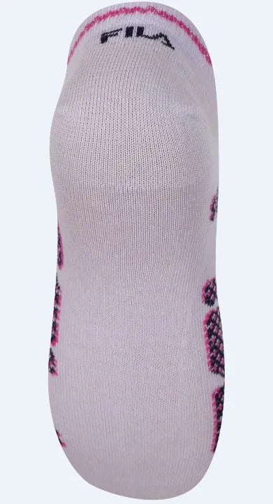 Fila 3-pack com tênis flor meias 35-38