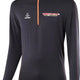 Herenfietsshirt Löffler Men Midlayer Transtex Dsv Grafietgrijs