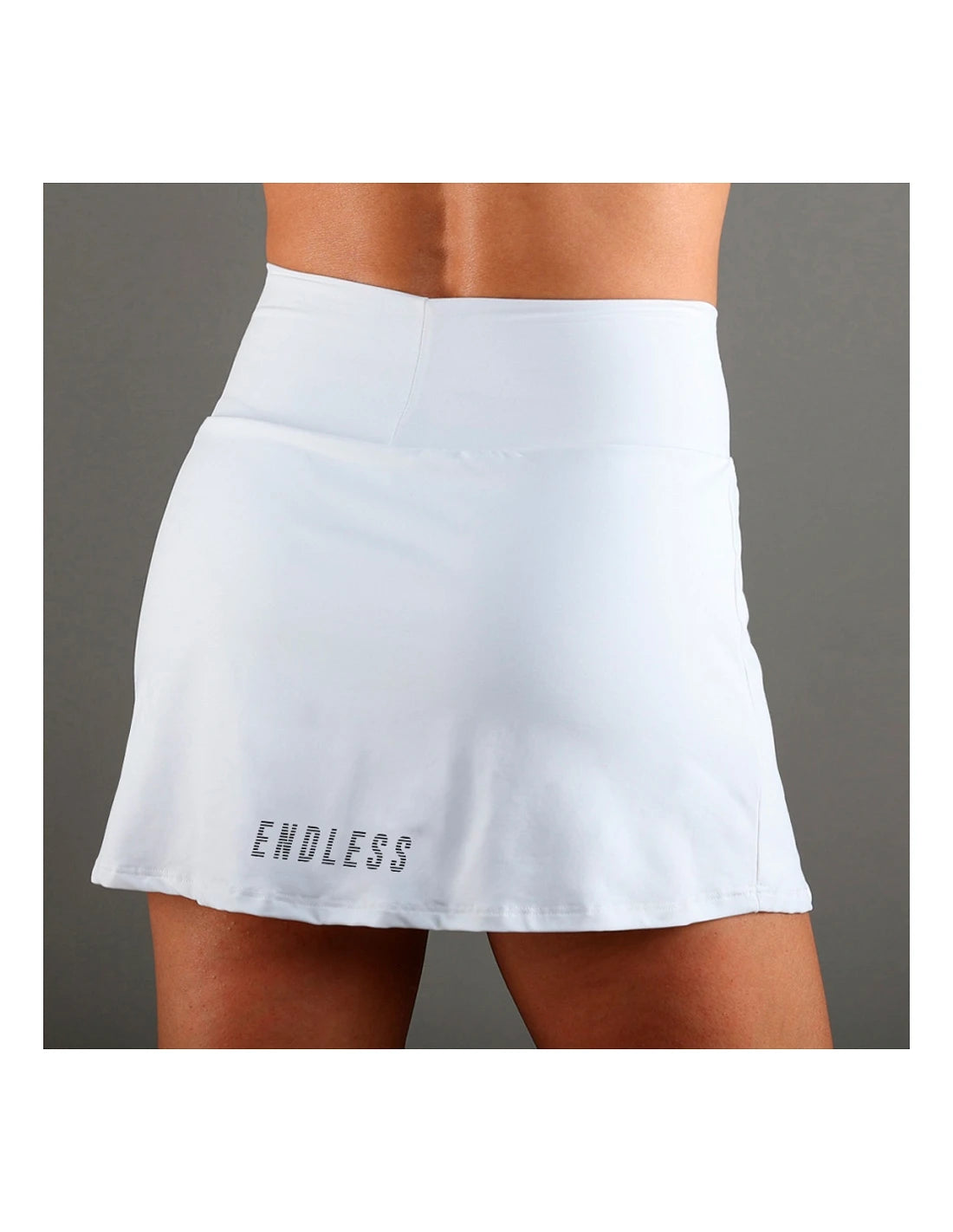 Endless Minimal Skirt HW White