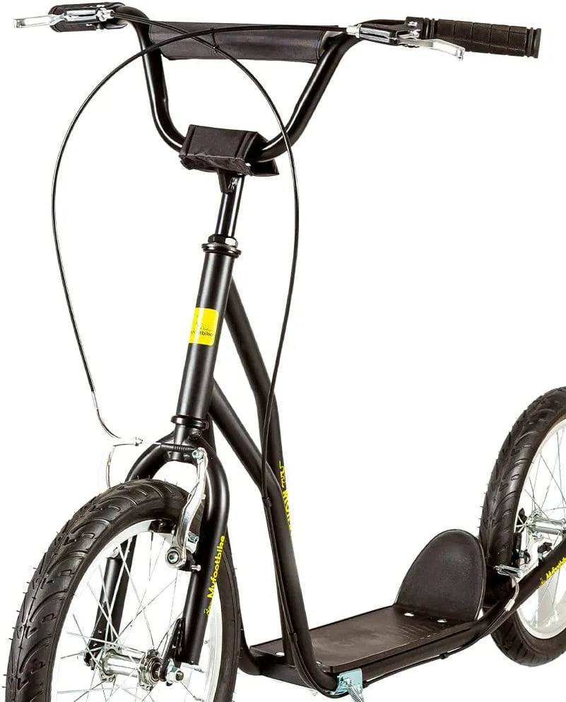 Scooter myfootbike engraçado 16/16 preto
