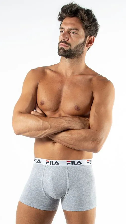 Férfi boxer Fila 1 kiszerelésű szürke