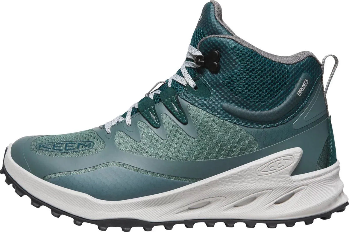 Pantofi de damă Keen Wmns Zionic Mid Wp Dark Forest/sea Moss Blue