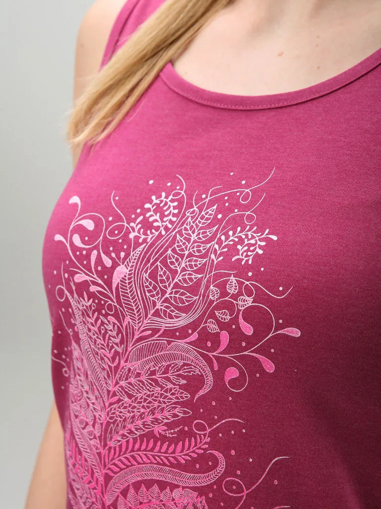 Camiseta de Tirantes Mujer Loap Auli Rosa Rosa