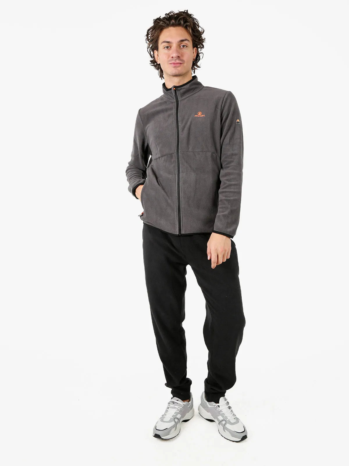 Sweat polaire homme Athl. Dpt Madison A5400 Gris