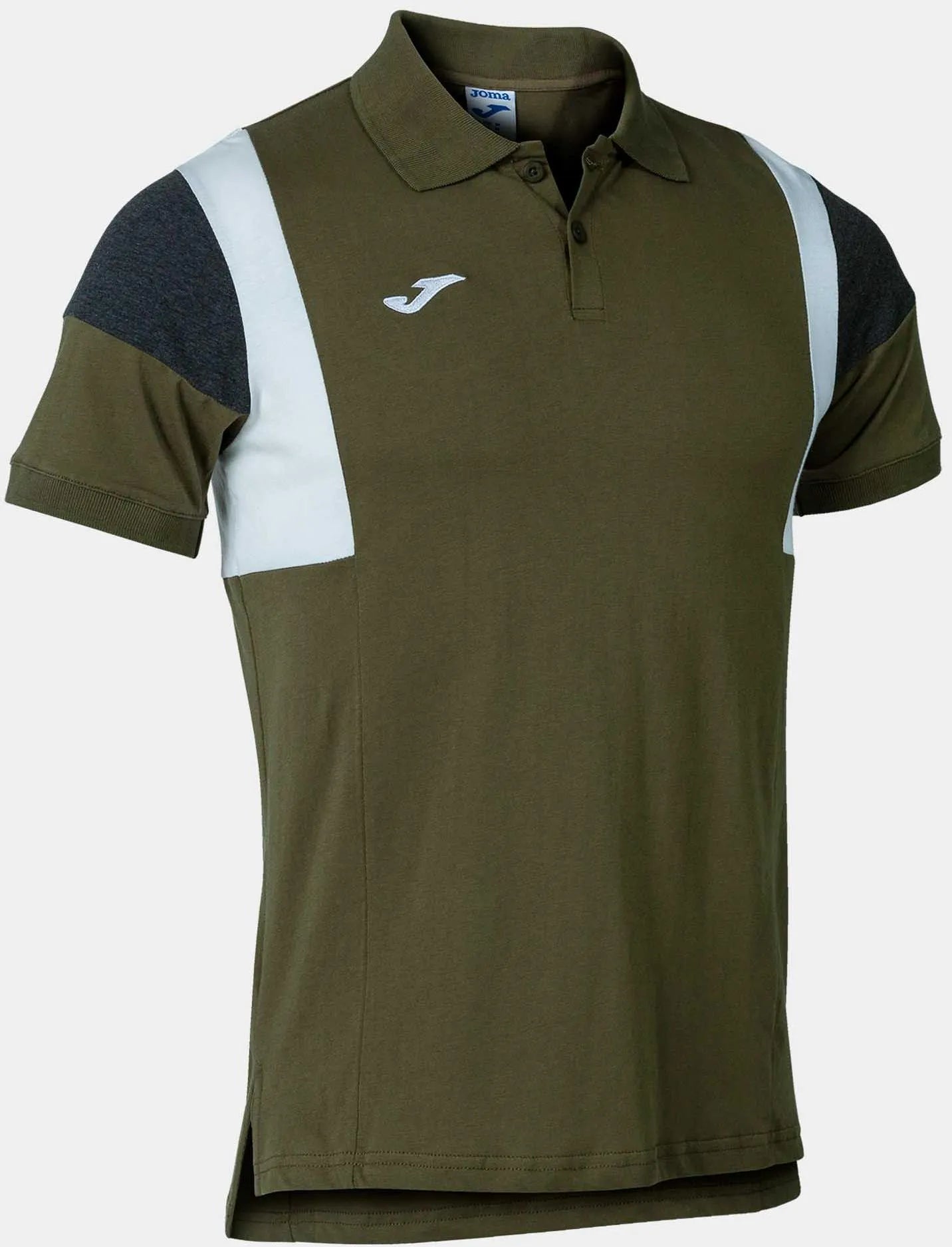 Športové tričko Joma polo khaki s rukávom m