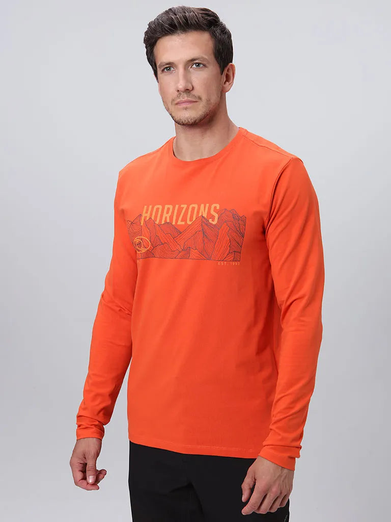 Мъжка тениска Loap Alvar Orange Orange