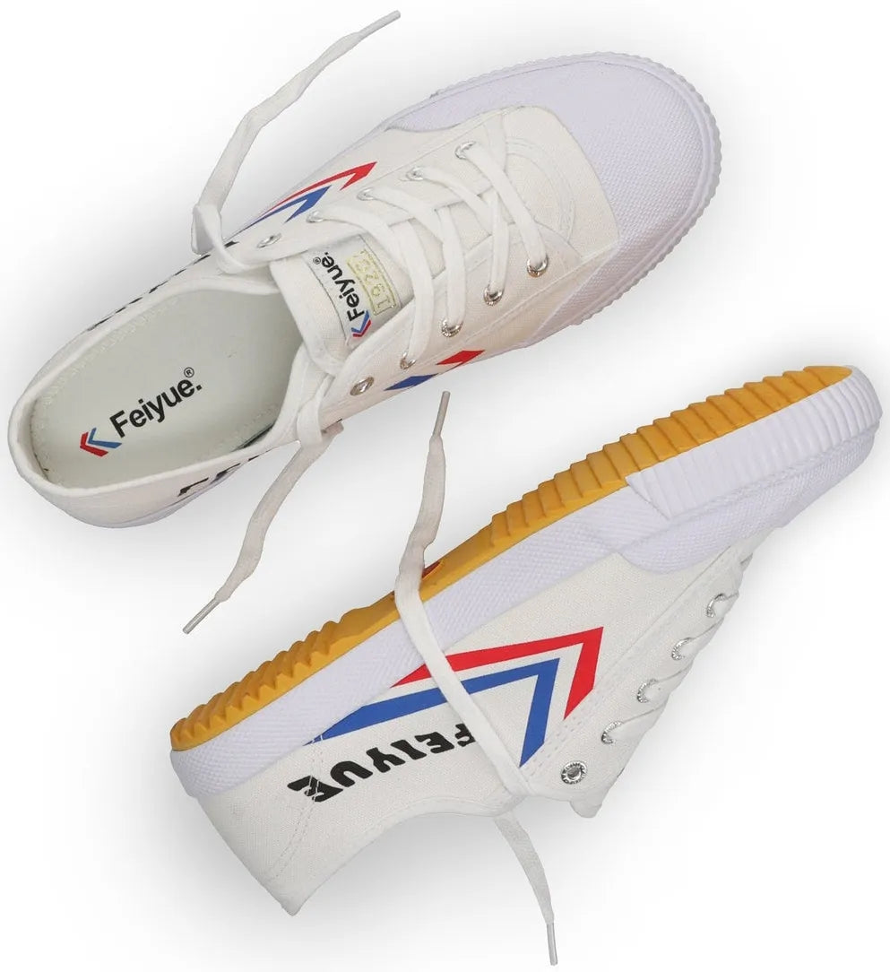 Pantofi Copii Feiyue Jr Canvas Alb