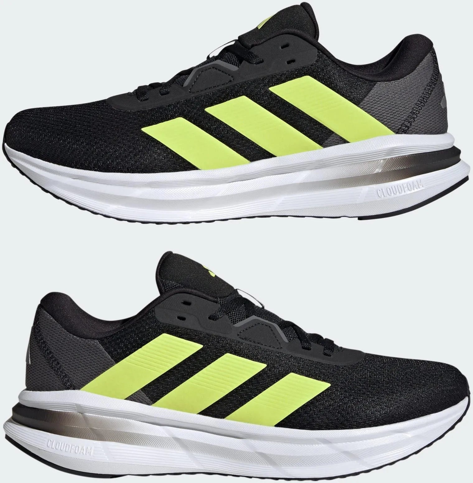 Chaussures de Course Adidas Galaxy 7 Noir-jaune Noir