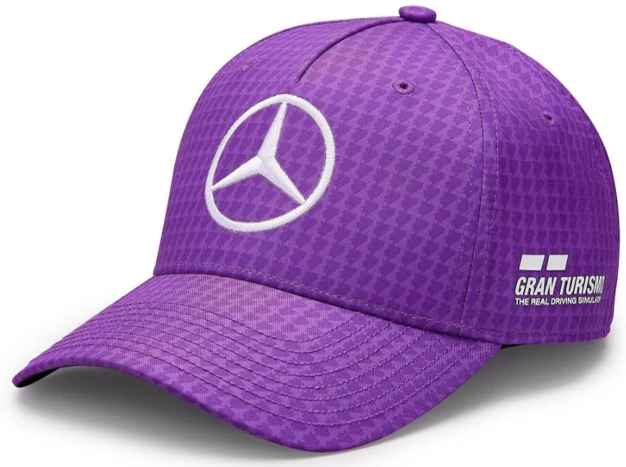Dětská čepice Mercedes Jr Map F1 Lh Col Driver Bb Cap Purple