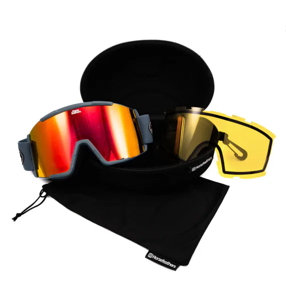 Horsefeathers Feston Goggles (storm/mirror Red)