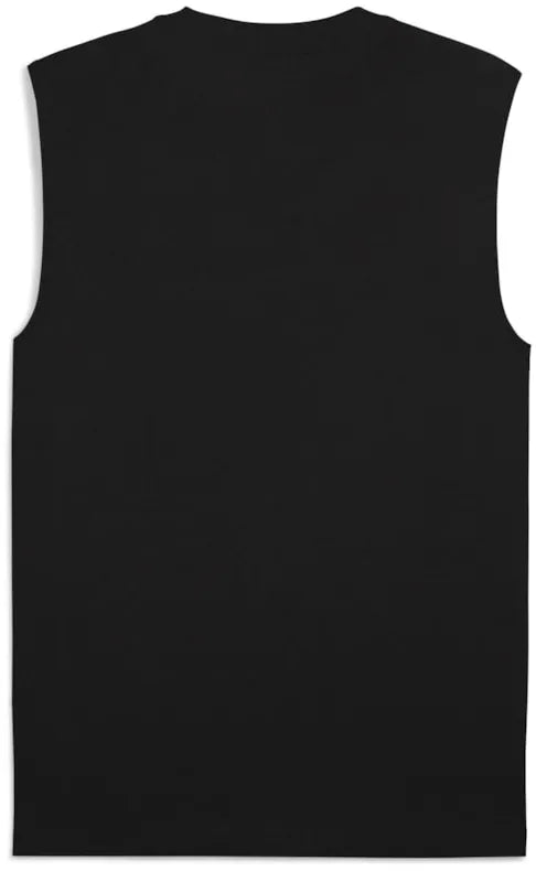 T-shirt sans manches Puma Ess No. 1 Logo pour hommes, noir